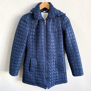 Kate Spade Navy Blue Quilted Puffer Jacket‎